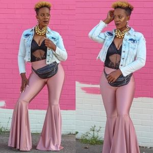 👖👖👖 LAST ONE Spandex Flare Leg Disco Pants